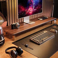 AURA Lift Solid Wood Monitor Stand